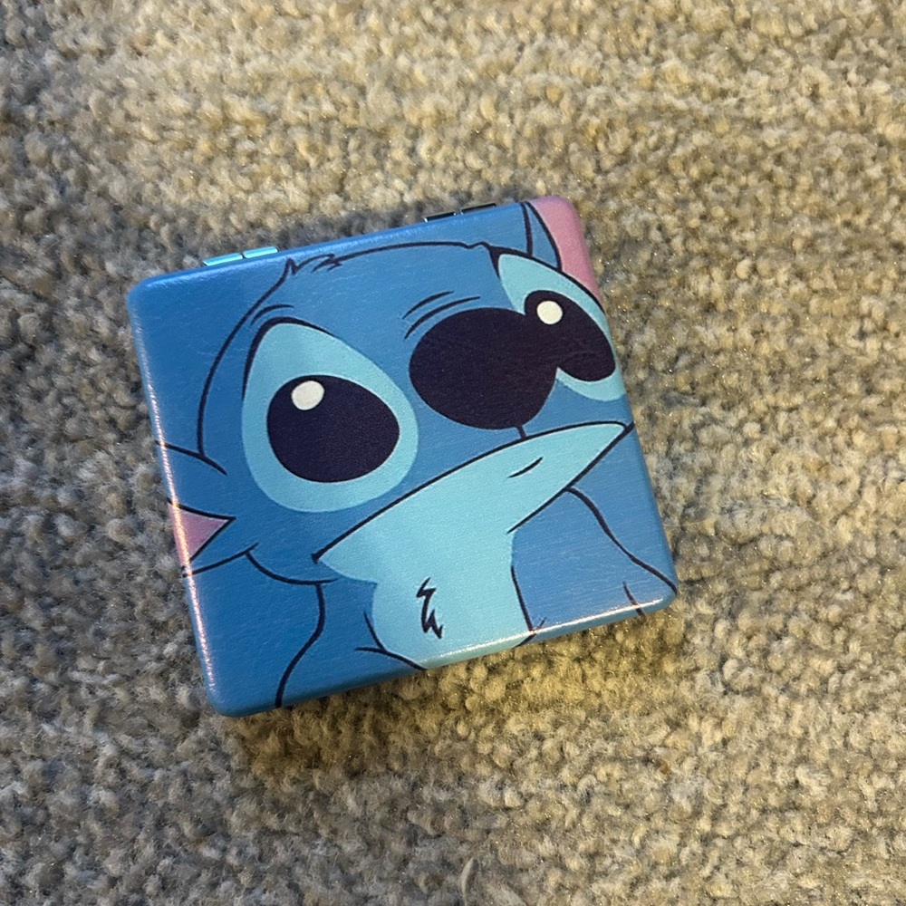 Lilo and Stitch Blue Cartoon Character Compact Mirror